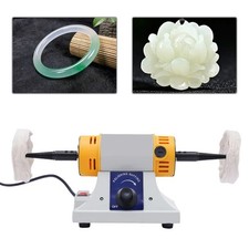 Jewelry Polishing Buffing Machine Mini Bench Grinder gem Polisher Grinding 200W