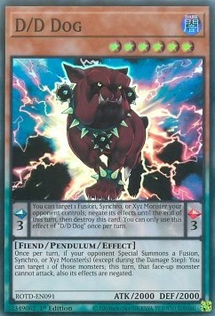 YuGiOh D/D Dog ROTD-EN091 Super Rare Englisch NM 1st