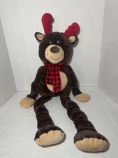 HugFun Reindeer Deer Lovey Squishy Plush Long Legs Arms Christmas Sewn Eyes 28”