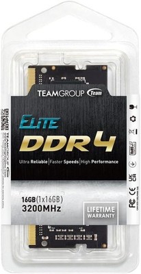 TEAMGROUP Elite DDR4 16GB Single 3200MHz PC4-25600 CL22 SODIMM 260