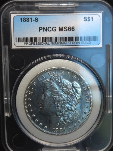 1881-S Morgan Silver Dollar – REV79 – PNCG MS66