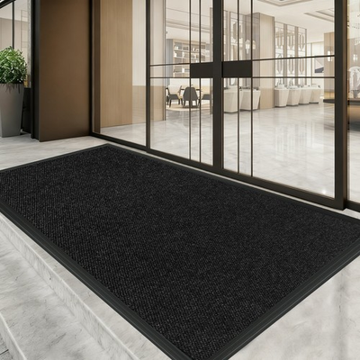 #ad Black Commercial Entrance Mat Heavy Duty Rubber Door Mat Restaurant Industrial $209.66