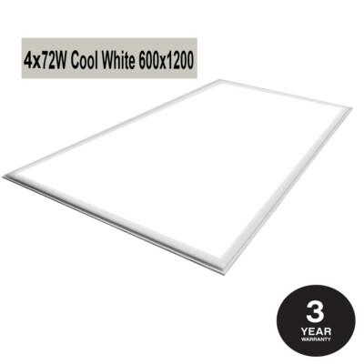 4 x 80W Deckenabhängung LED Panel Bürobeleuchtung 1200x600 kaltweiß 6500K