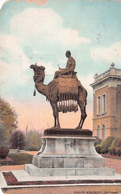 POSTKARTE - GORDON MONUMENT - CHATHAM - BROMPTON BARRACKS - POSTED 1910 - TUCKS