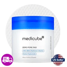 Medicube Zero Pore Pads 2.0, Dual-Textured Facial Toner Pads for Exfoliation and