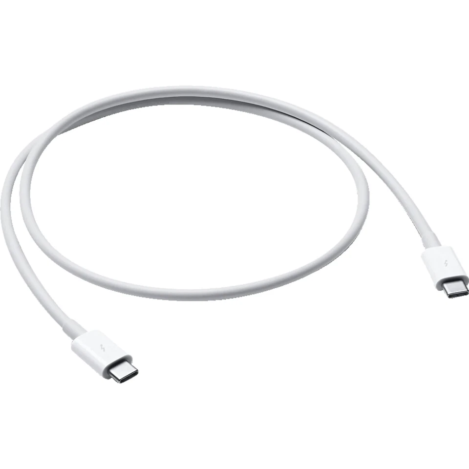 Original Apple Thunderbolt 3 Kabel USB-C auf USB-C 0,8m MQ4H2ZM/A für MacBook - Bild 4 von 4
