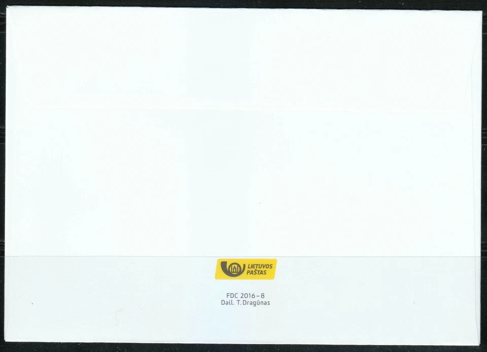 Lituania 2016 FDC George Maciunas artista lituano-estadounidense. comunidad Fluxus Foto 2 de 2