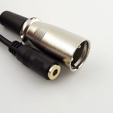 1pc XLR Male Plug to Mini 3.5mm Female Stereo Audio Adapter Microphone Cable 5ft