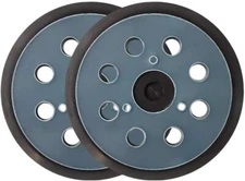 2-Pack 5 in Hook and Loop Sander Pad Replacement for Dewalt Makita Porter Cable