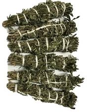 Mugwort(Black Sage) Hand-wrapped Smudge Stick 9"Long 2"Wide 7 Pack Free Shipping