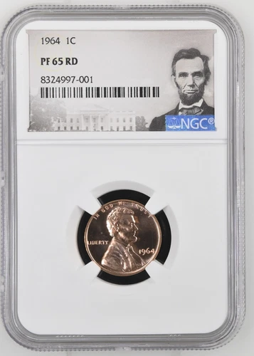 1964 Lincoln Cent 1C NGC PF65 RD