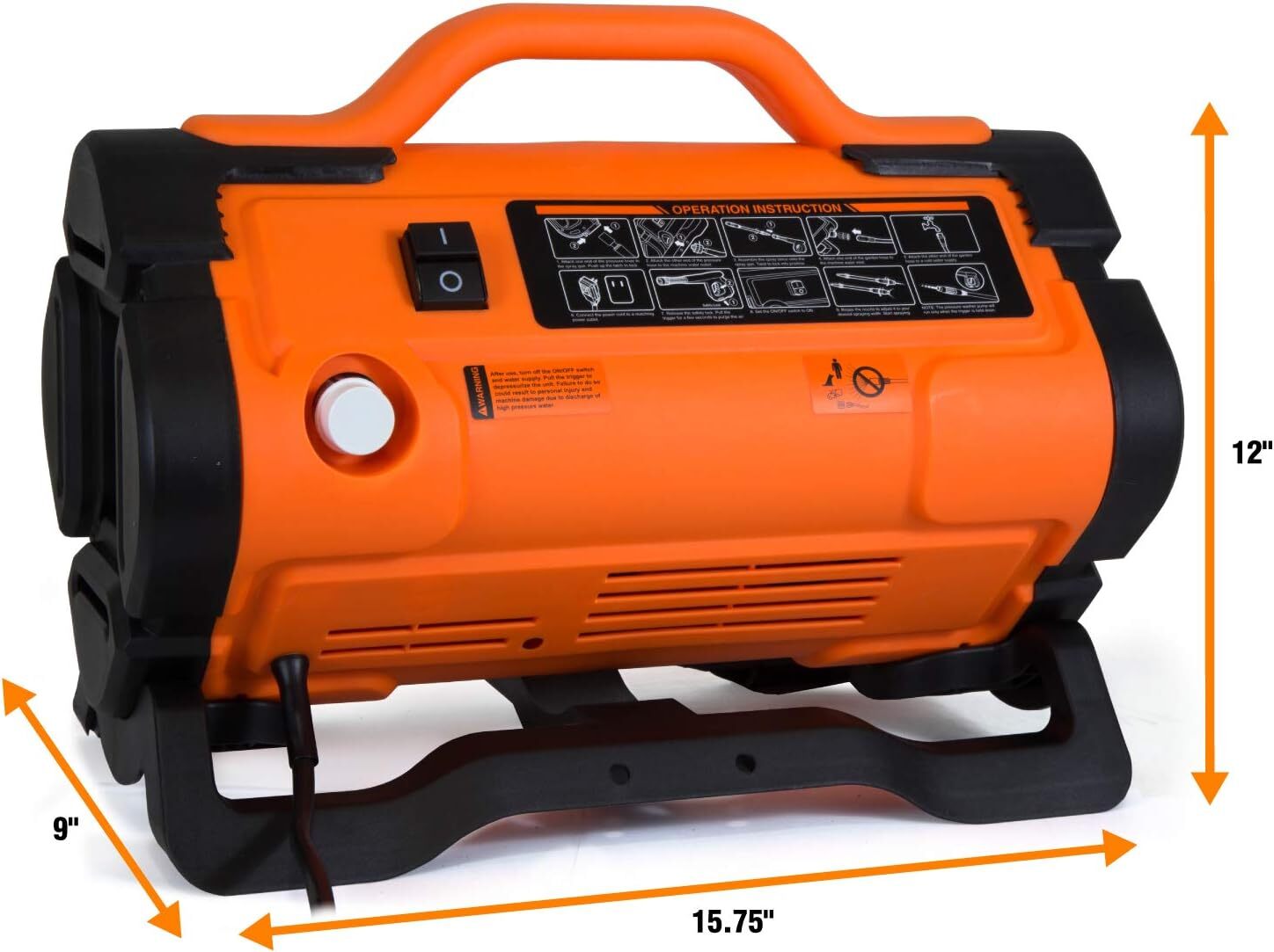 WEN PW1900 2000 PSI 1.6 GPM 13-Amp Variable Flow Electric Pressure Washer , NEW