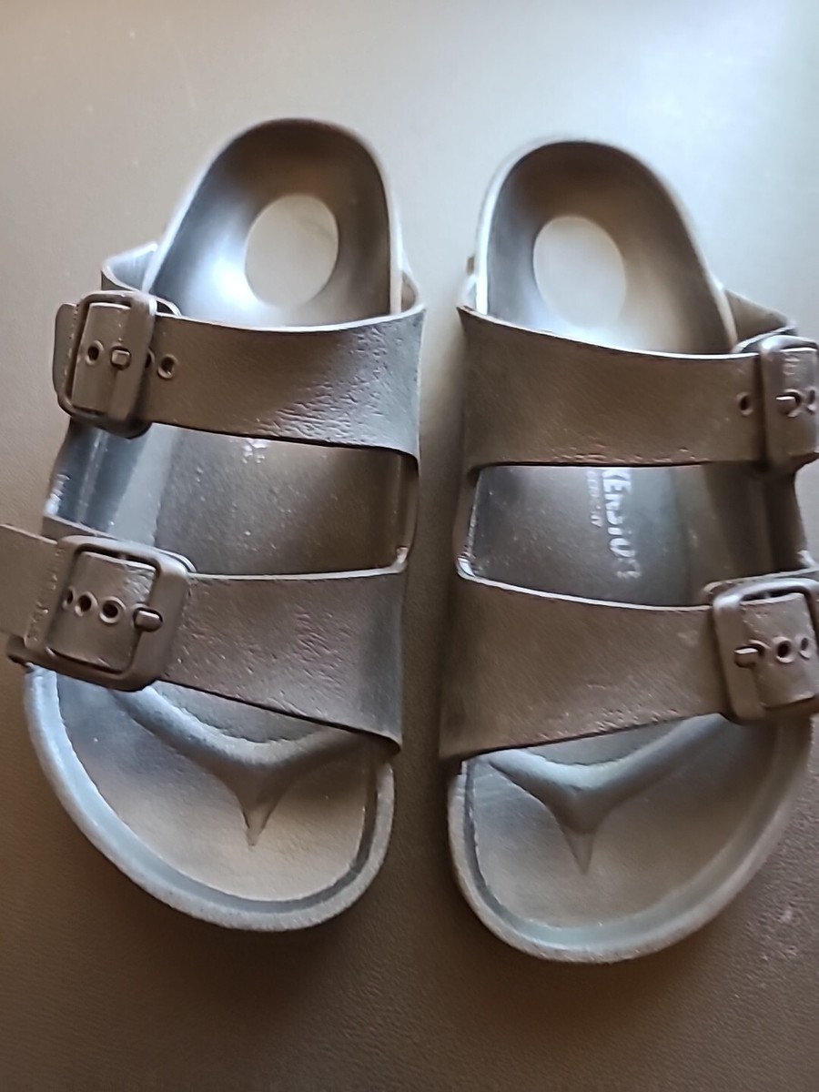 KIDS BIRKENSTOCK SIZE 32 US Size BLACK RUBBER,Pre-owned - Main Image