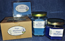 NEW Hand Poured Floral Scents Soy Candles, Tarts Votives - Texas Bluebonnet