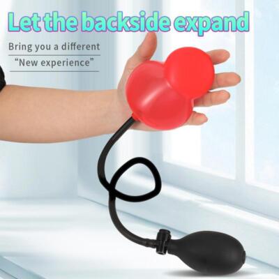 Butt Plug Inflatable Open Dilator Prostate Massage Anal Dildo Anus Expander  Pump | eBay