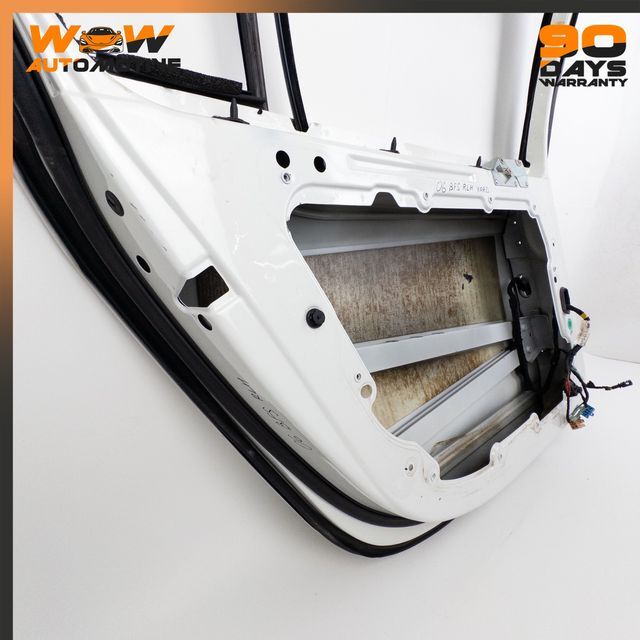 06-12 BENTLEY CONTINENTAL FLYING SPUR REAR LEFT DRIVER SIDE DOOR WHITE OEM