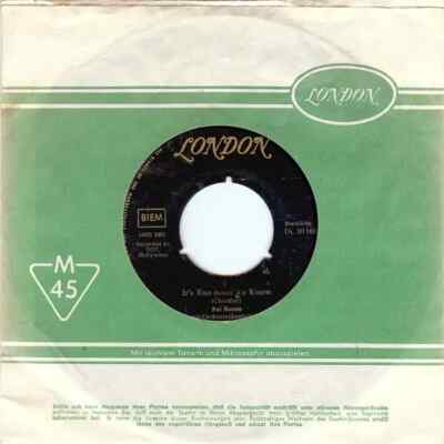 Pat Boone Its Too Soon To Know / A Wonderful Time Up There Vinyl Single 7inch