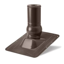 (4 Pk) Master Flow 2 in. 26-Gauge Pivot Pipe Boot Galvanized Weathered Wood