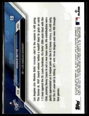 Topps - パラレル topps now card Mookie Betts 18SP 2300324570.jpg?1719119485