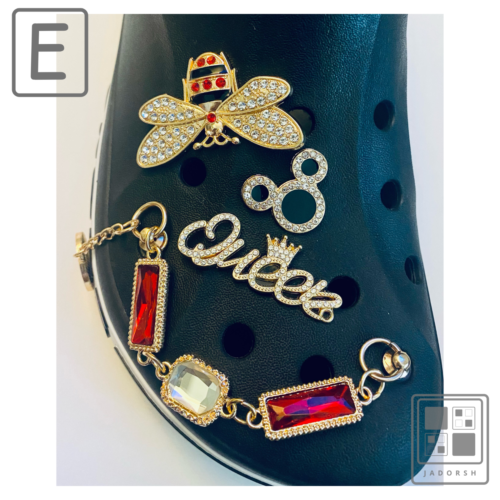 Luxury Designer Shoe Charms Crocs Bling Jewelry