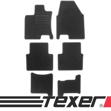 Fussmatten für Nissan Qashqai I +2 Bj. 2008-2013 Graphit / Anthrazit Textil