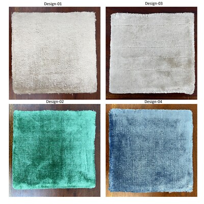 Handmade Viscose Rug Multicolour Small Table Mat Kitchen Placemet Home Decor