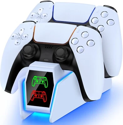 HELLCOOL PS5 Controller Charger Station For Playstation 5 Dualsense Charging Station Dock