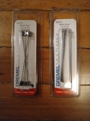 (2) Packs of Dremel Multi Max Multi Flex Spiral Blades MM721