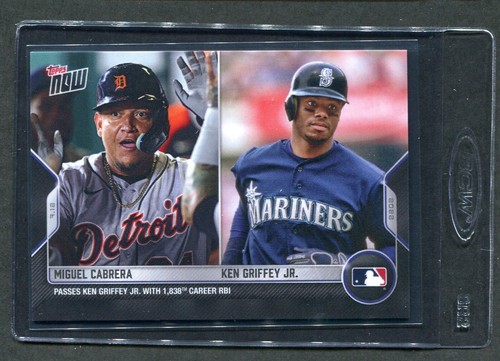 2022 Topps Now 520 Miguel Cabrera / Ken Griffey Jr.