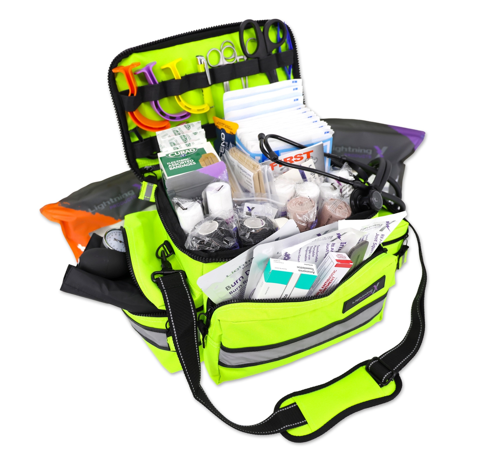 Lightning X MidSized First Responder EMT Bag LXMB25 Fully Stocked