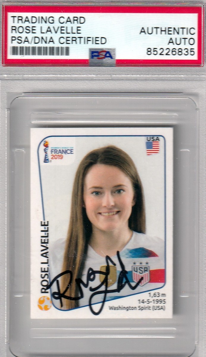 Rose Lavelle Rookie 2019 Panini PSA/DNA SIGNED CARD USWNT
