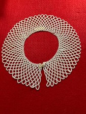 Vintage Accessory Baar Beards Top Hit Creation Beaded Collar Hand Made Italy