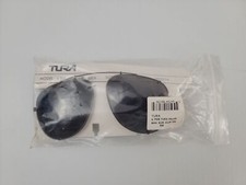 Vintage Tura S706 / 56 Brown Metal Aviators Clip On Sun Clip Japan TuraMilan NEW