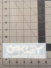 New Oakley Thermonuclear Protection Vinyl Decal Rub On Die Cut Sticker