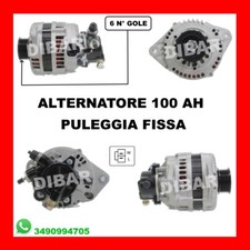 ALTERNATORE 100AH PULEGGIA FISSA OPEL ASTRA G - COMBO 1.7 DTI CDTI  LR1100502C