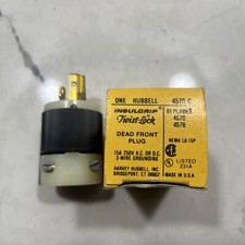 NIB HUBBELL HBL4570C TWIST LOCK MALE ELECTRICAL PLUG