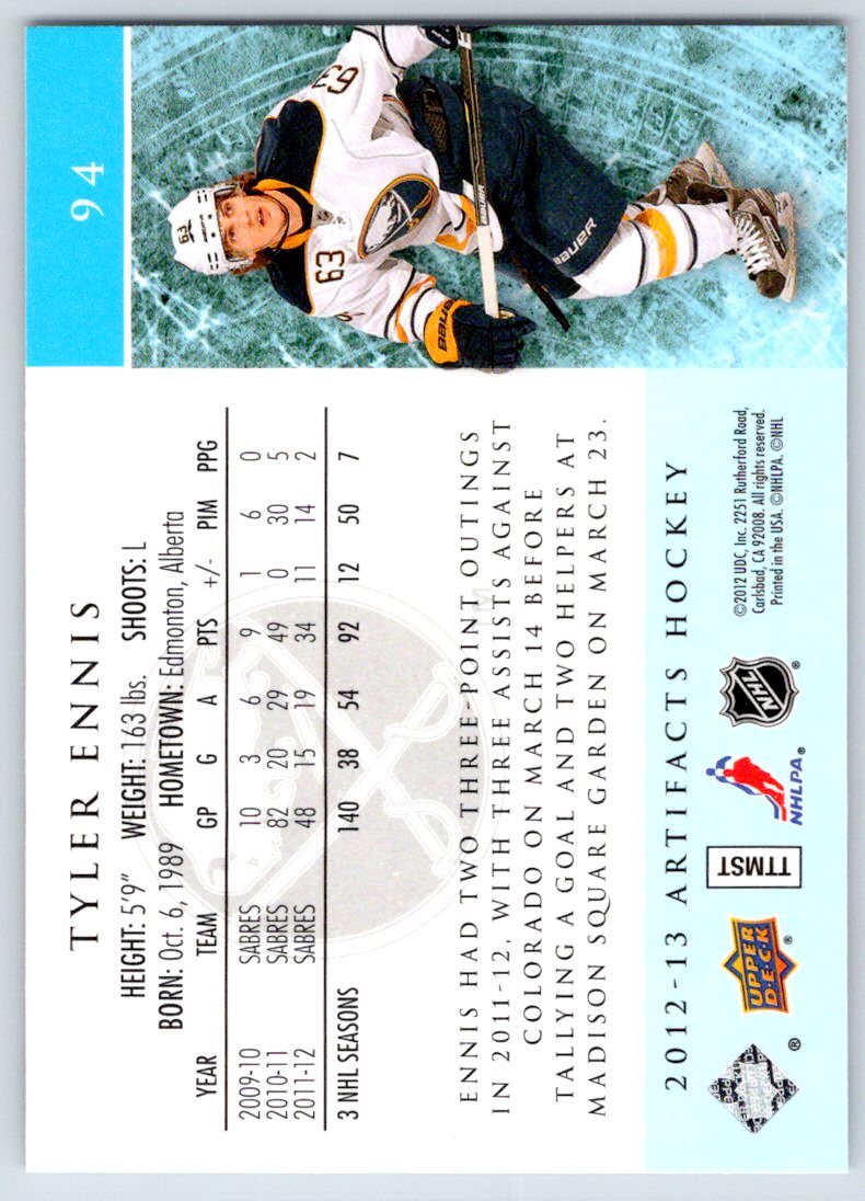 2012-13 Upper Deck Artifacts NHL Hockey Cards - U-Pick From List - Picture 189 of 201