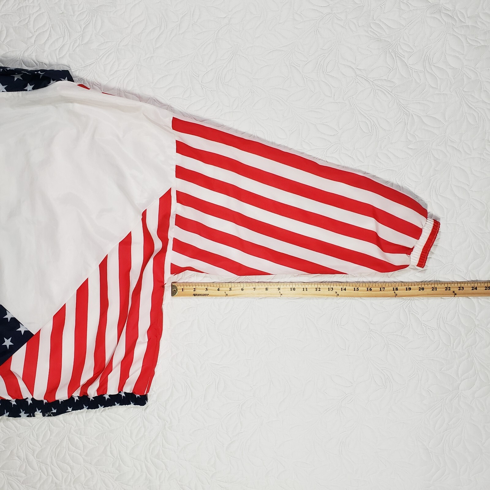 Vintage Tech Data Jacket Size Large American Flag… - image 22
