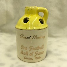 Vintage Pro Football Hall of Fame Mug Canton Ohio PCA PENCIL PARKING CUP