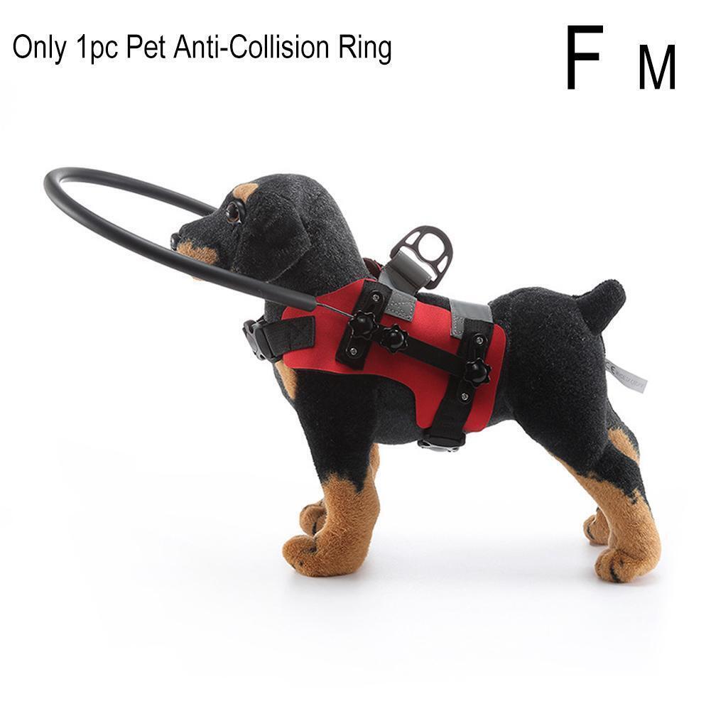 Blind Pet Anticollision Collar Blind Dogs Safe Halo Reflective Harness