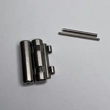 Authentic Breitling Stainless Steel 20mm Rouleaux Complete Link 123A w/ Pins