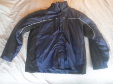 Mens Blue Chaps Interior Fleece Winter JAcket size Medium Pre Owned
