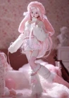 New Sweater Skirt clothes Hair Wig shoes For 1/4 BJD Doll Rou M