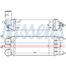 Ladeluftkühler luftgekühlt Aluminium für Peugeot 508 SW I 8E_ 8D_ TD_