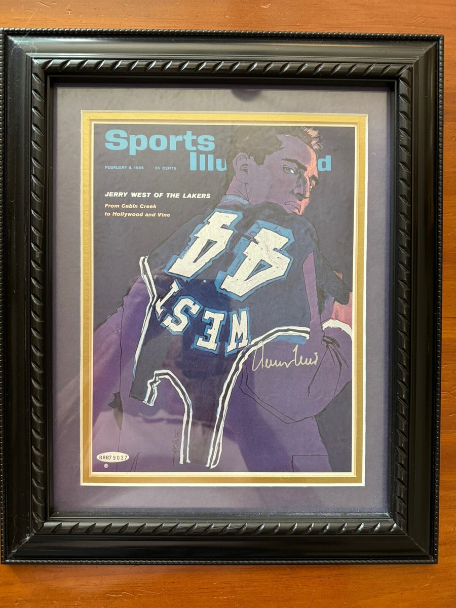 JERRY WEST Signed Sports Illustrated UDA Custom Framed - MR.CLUTCH