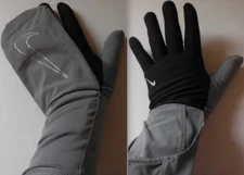 Nike Transform Running Gloves Men Smoke Grey/Black/Silver Large