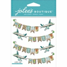 JOLEE'S BOUTIQUE- MY TRIP REPEAT-DIMENSIONAL STICKER-015586981278