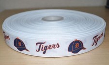 7/8 inch Detroit Tigers Grosgrain Ribbon-1 Yard