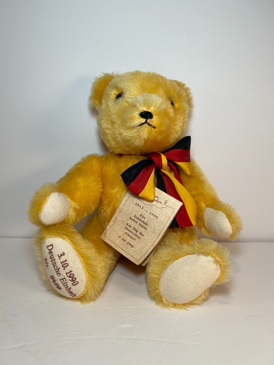 HERMANN TEDDY BEAR 限定品3000体　No.1713 Hermann Jointed Teddy Bear 1990 Mohair German 499/3000 Lim