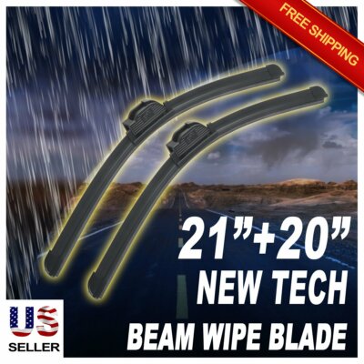 ABLEWIPE 21''+20'' Quality All Season Beam Windshield Wiper Blades (Set of 2)
